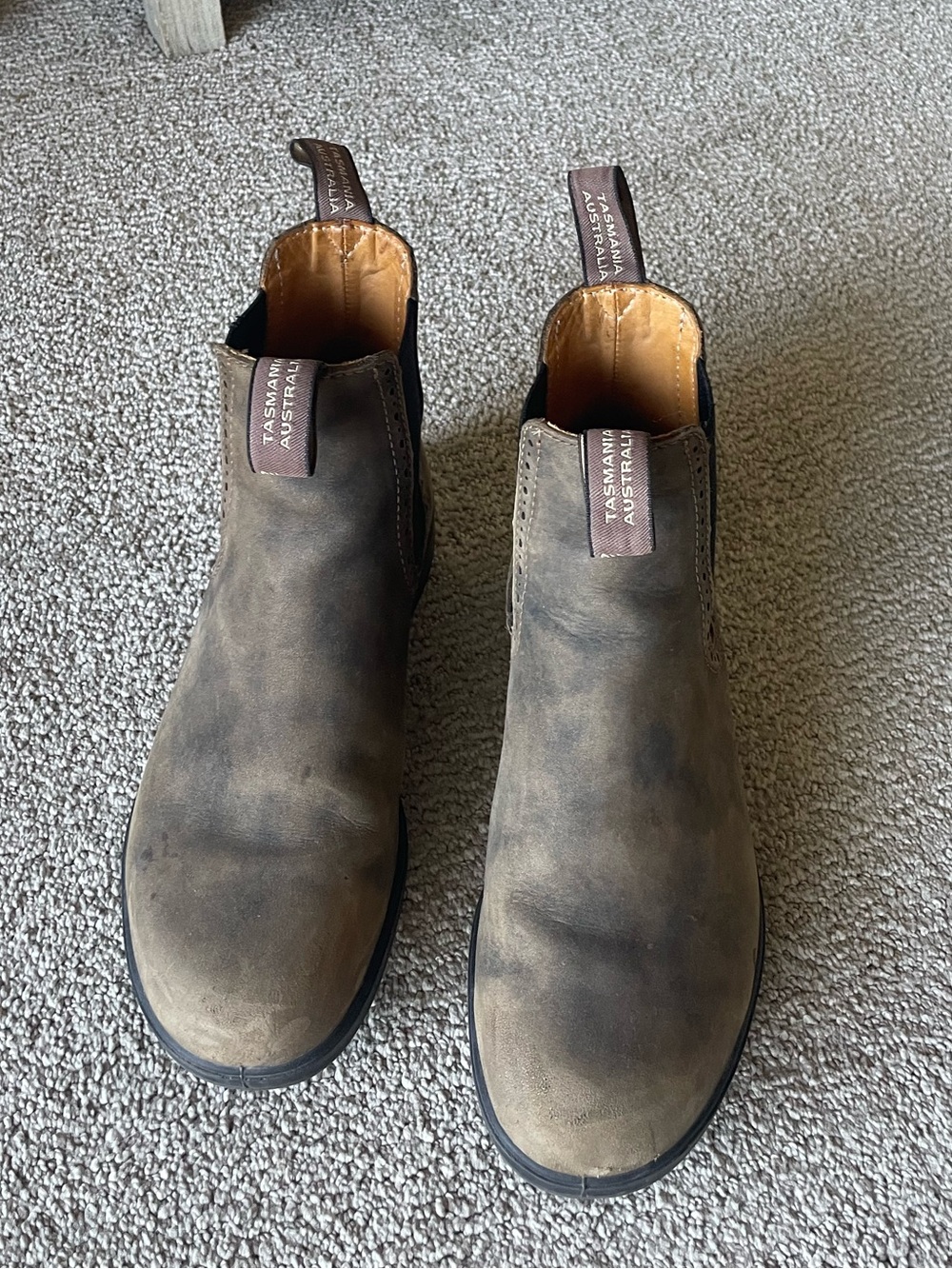 Blundstone Women's Rustic Brown Chelsea Heeled Boots - Picture 5 of 8
